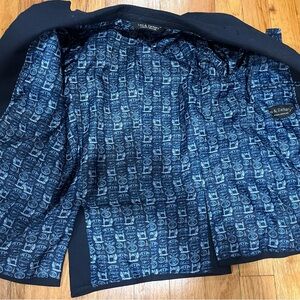 Kids Navy Blue Suit Coat